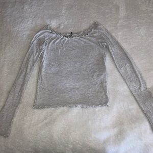 Grey Brandy Melville long sleeve